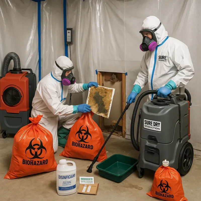 Contaminated Water Handling Protocols process in Madill, OK